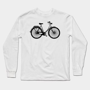 Vintage Road Bicycle From 70s Women’s Long Sleeve T-Shirt